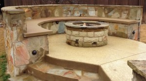 Fire Pit and Seating